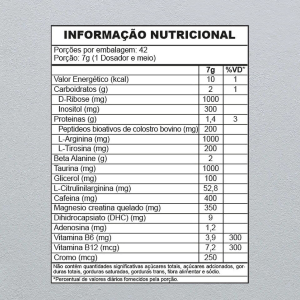Pré Treino Líquido Psicho Killer 500ml Demons Lab - 2