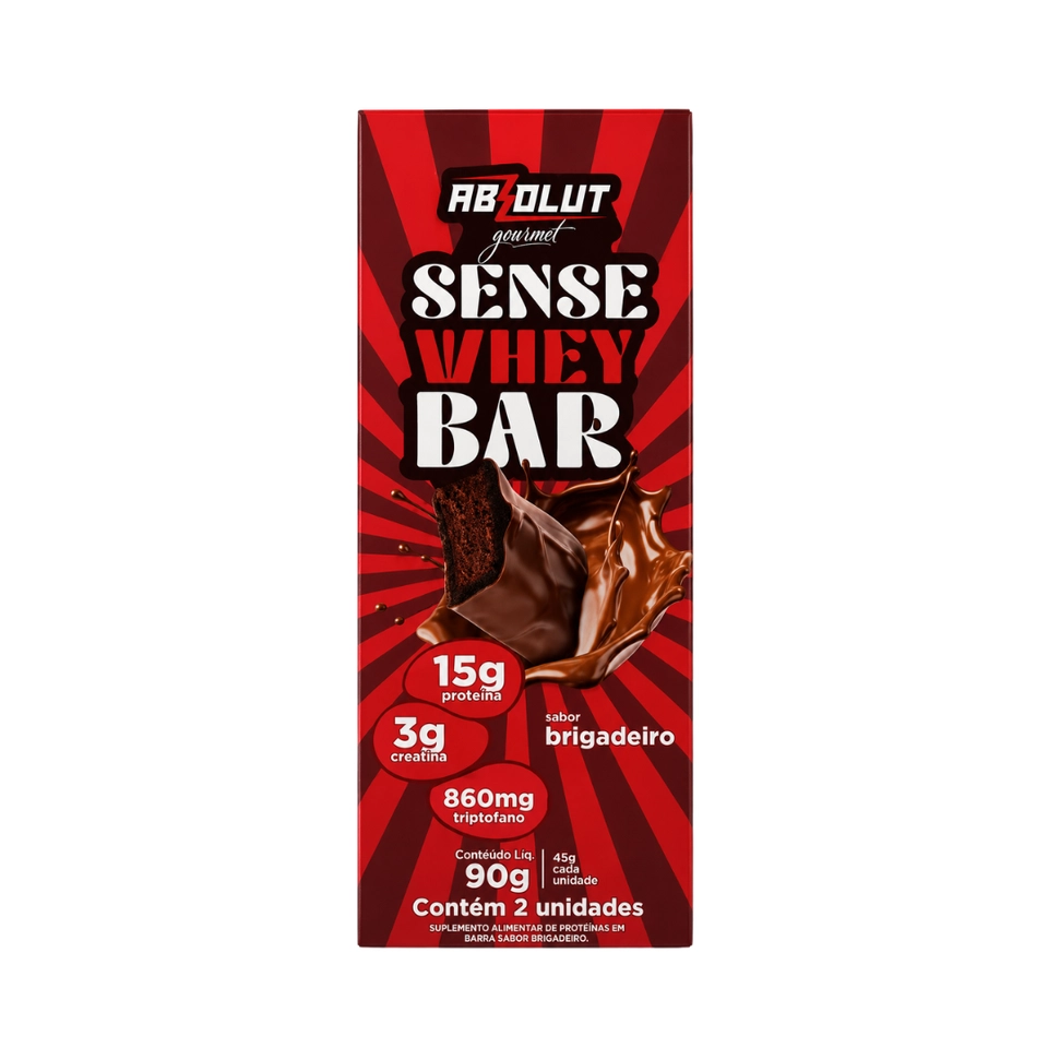 Sense Whey Bar Absolut Nutrition - 2Un
