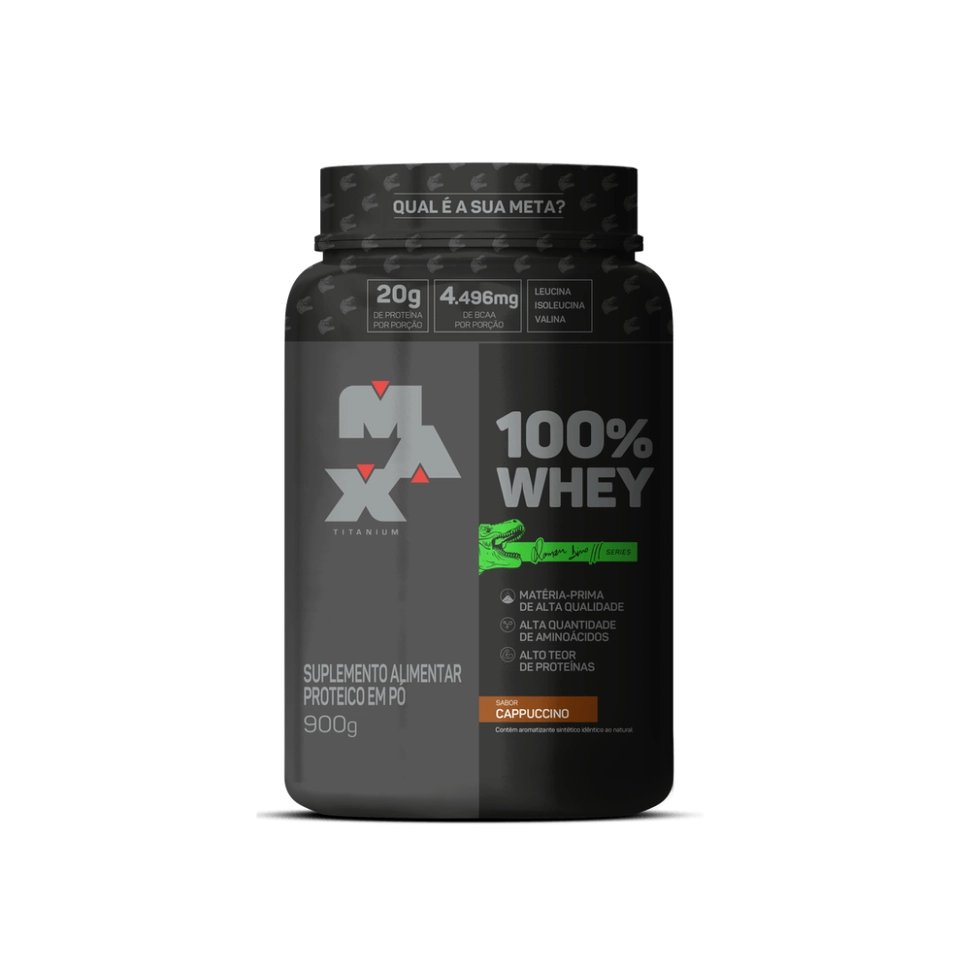 100% Whey Dino 900g Max Titanium - 1