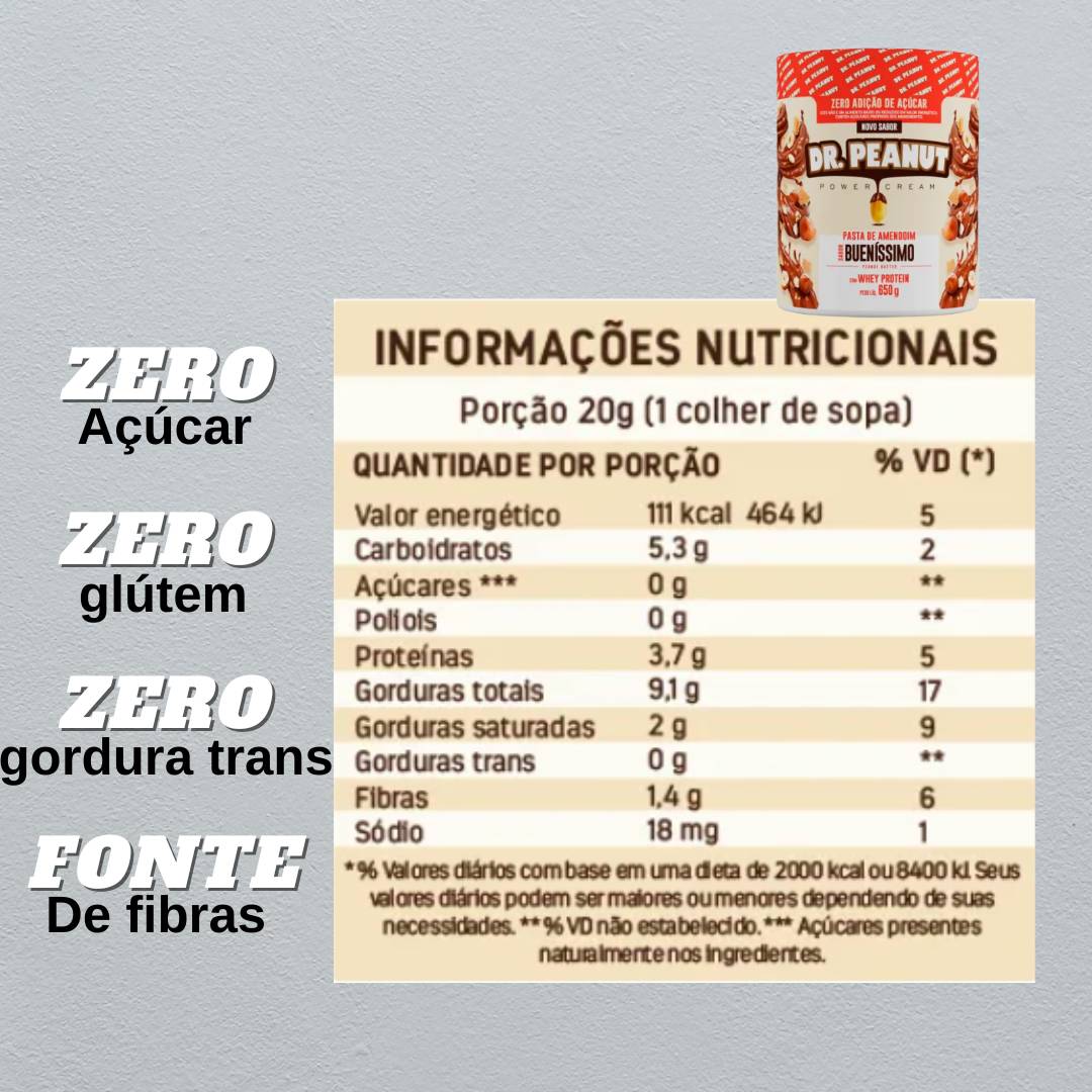 Pasta de Amendoim 400g - Dr Peanut - 2