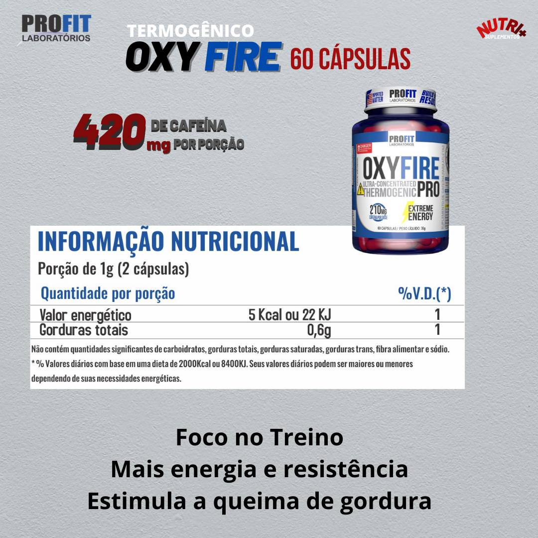 Oxy Fire 60 cápsulas Profit - 2