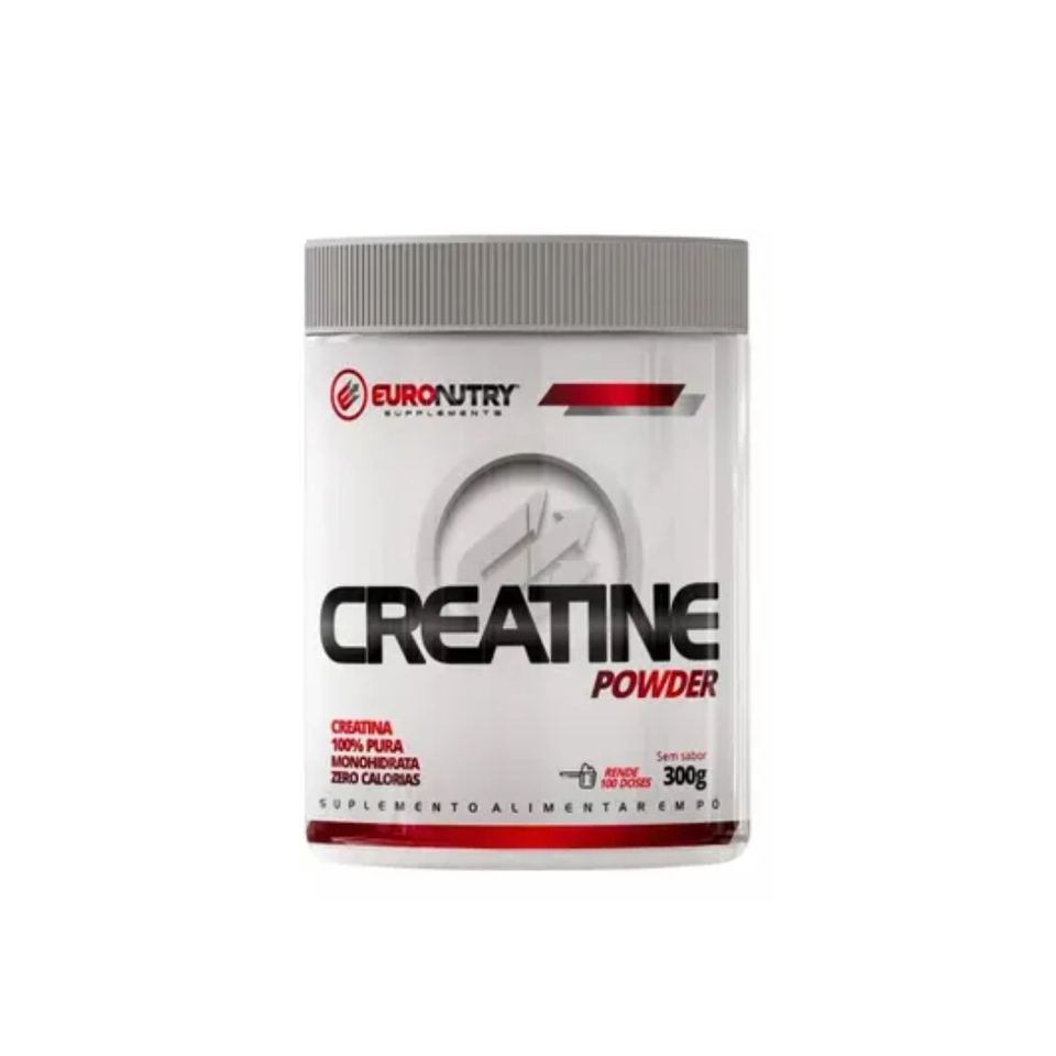 Creatina 300g 100% Pura EuroNutry - 1