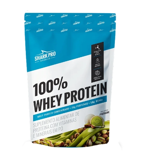 100% Whey Protein 900g Shark Pro - 1