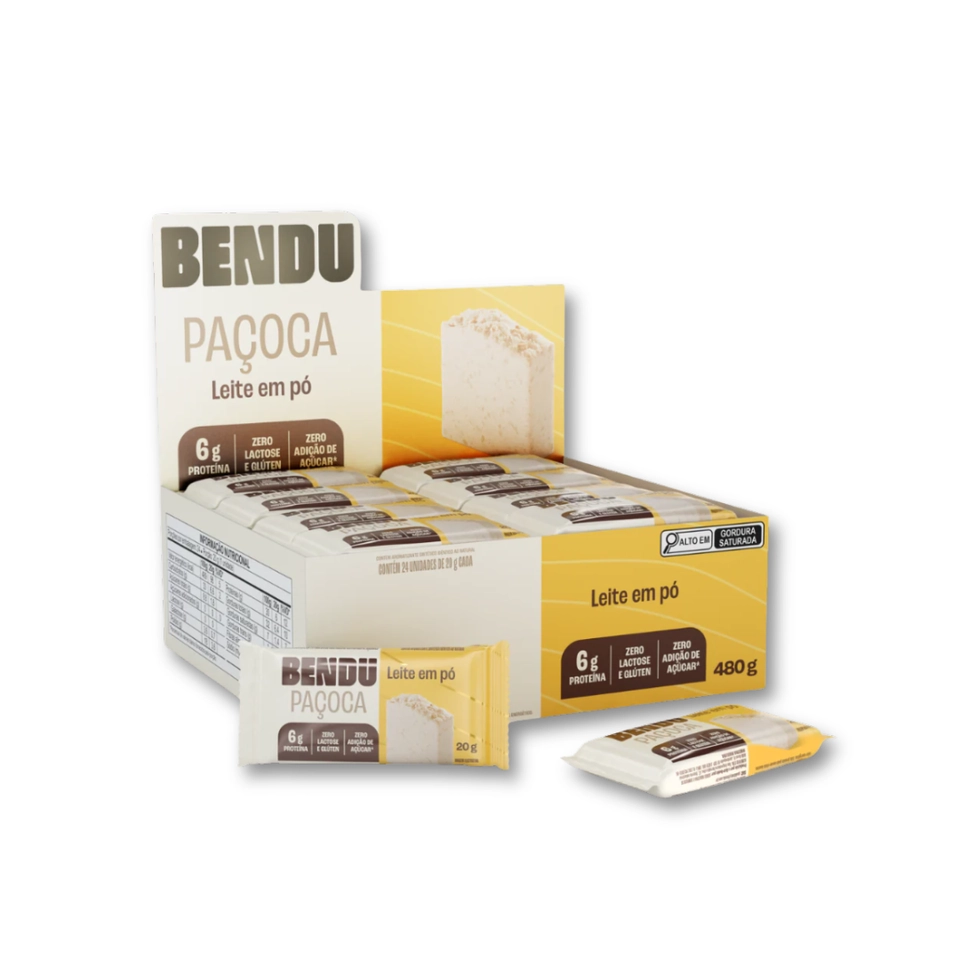 Paçoca Proteica 20g - Bendu