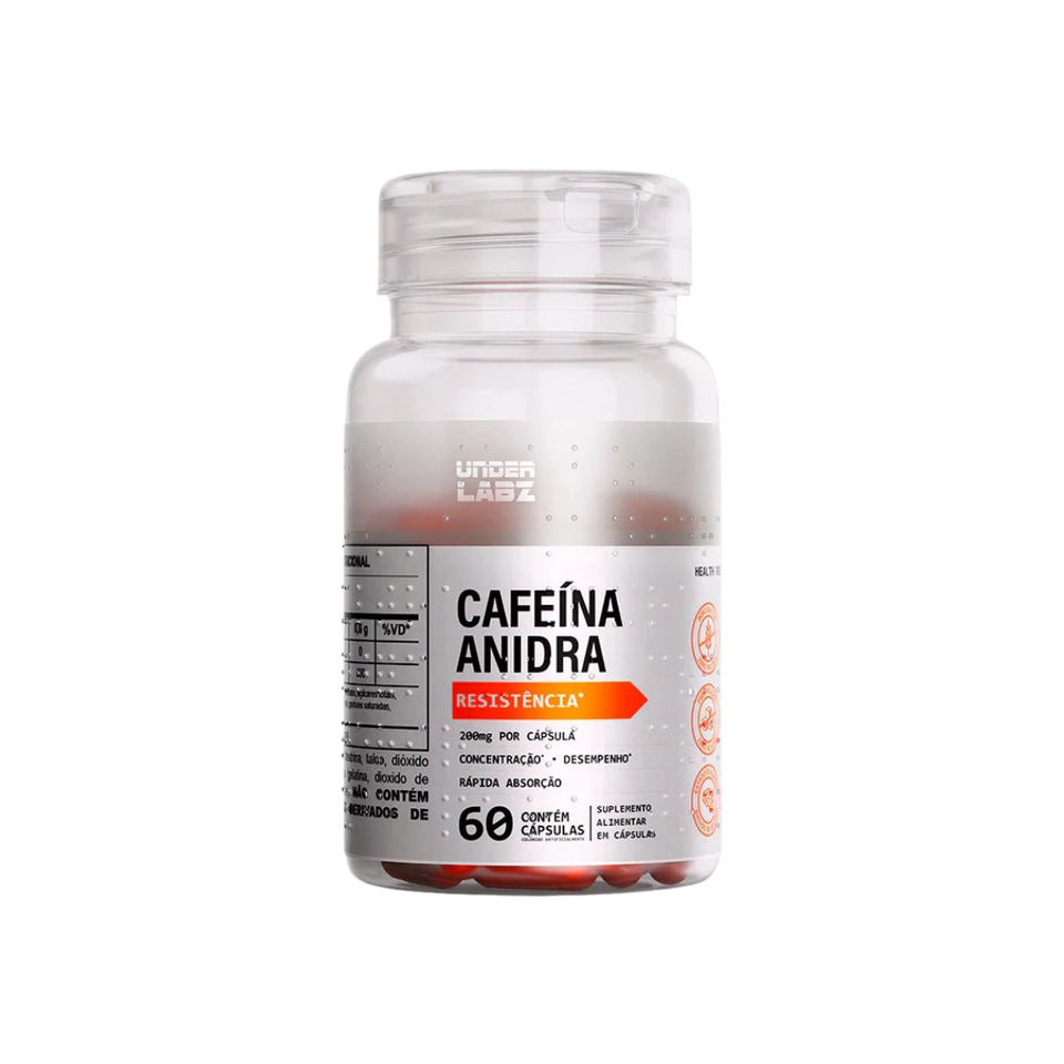 Cafeína Anidra 60Caps - Under Labz