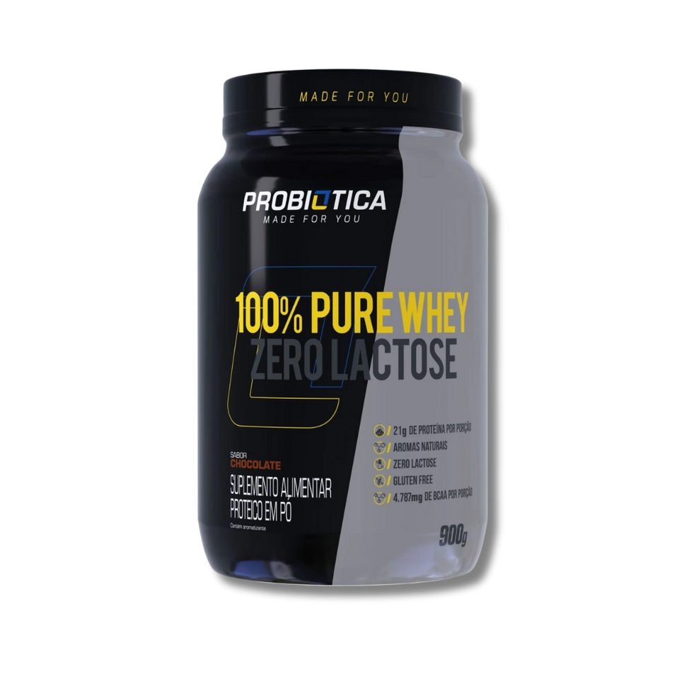 100% Pure Whey Zero Lactose 900g - Probiótica