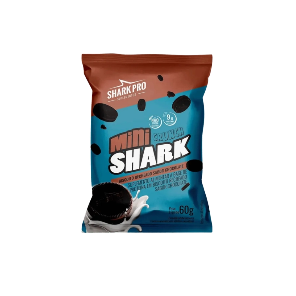 Biscoito Proteico Mini Shark 60g - Shark Pro - 1