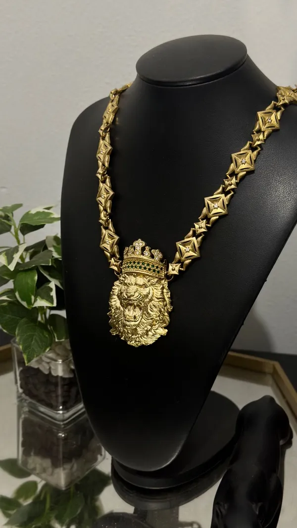 Corrente personalizada Leão