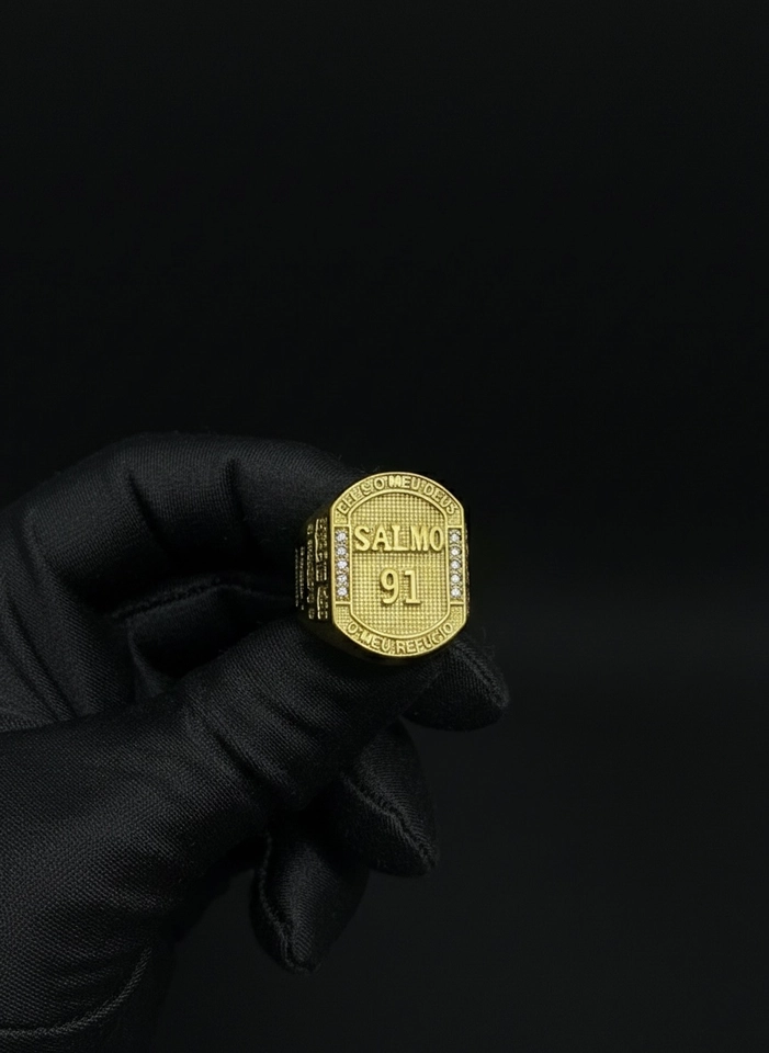 Anel Salmo 3D - 1