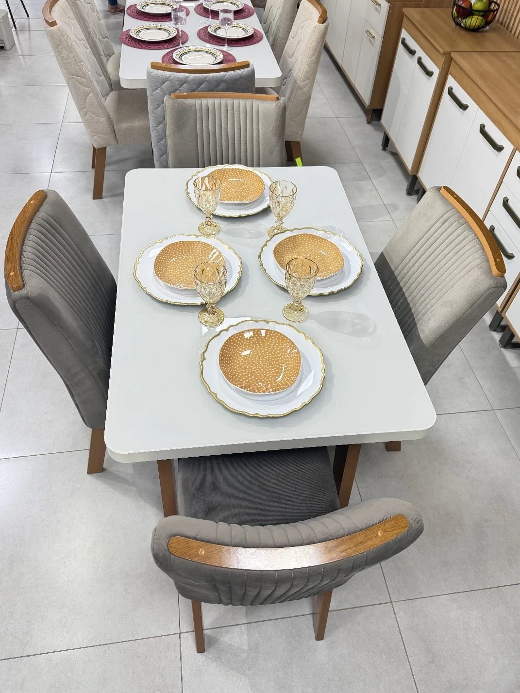 CONJUNTO MESA FIRENZE + 4 CADEIRAS RUBI - 3