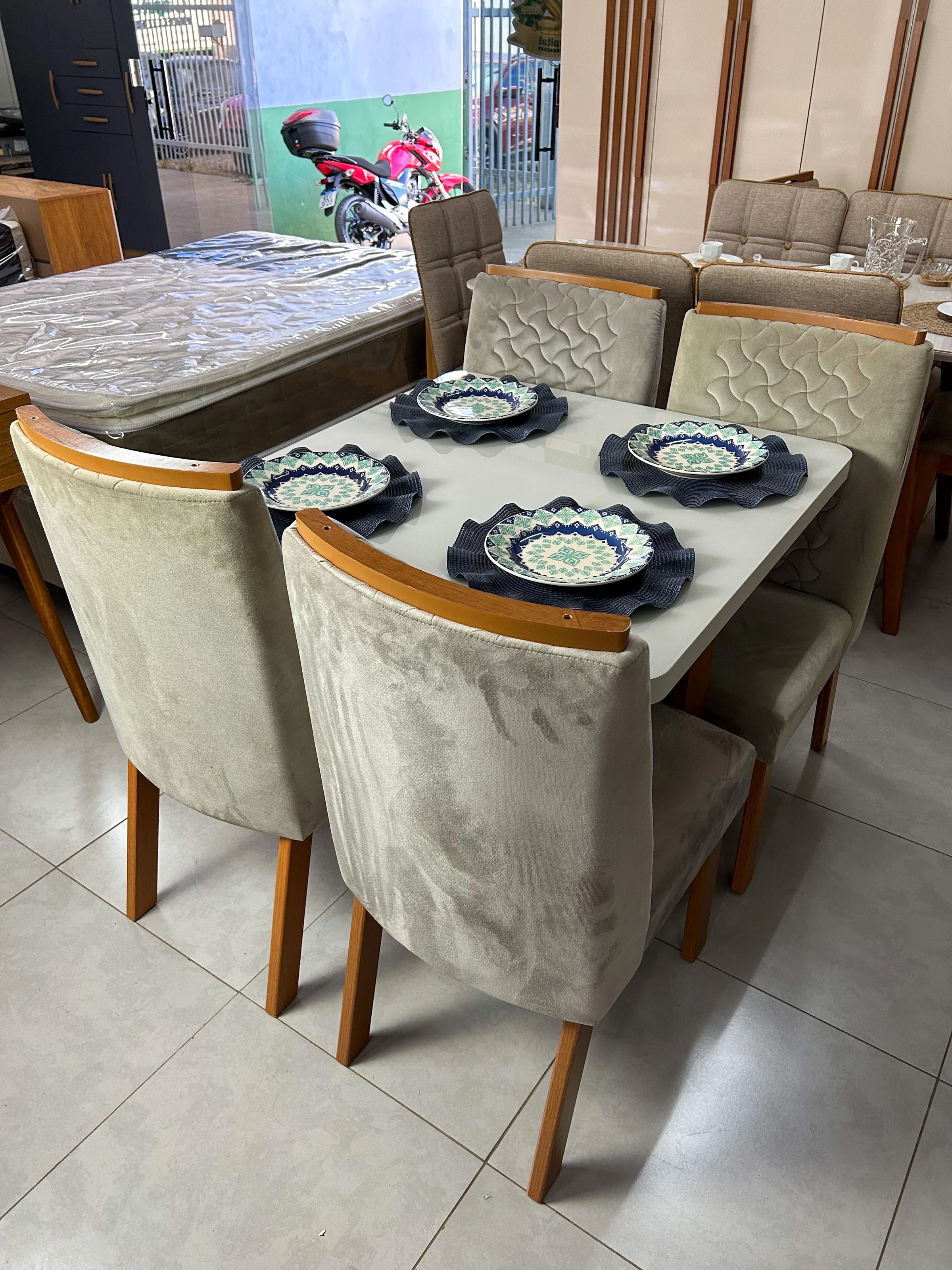Conjunto de Mesa Sentra com 4 Cadeiras - Bom Pastor - 4