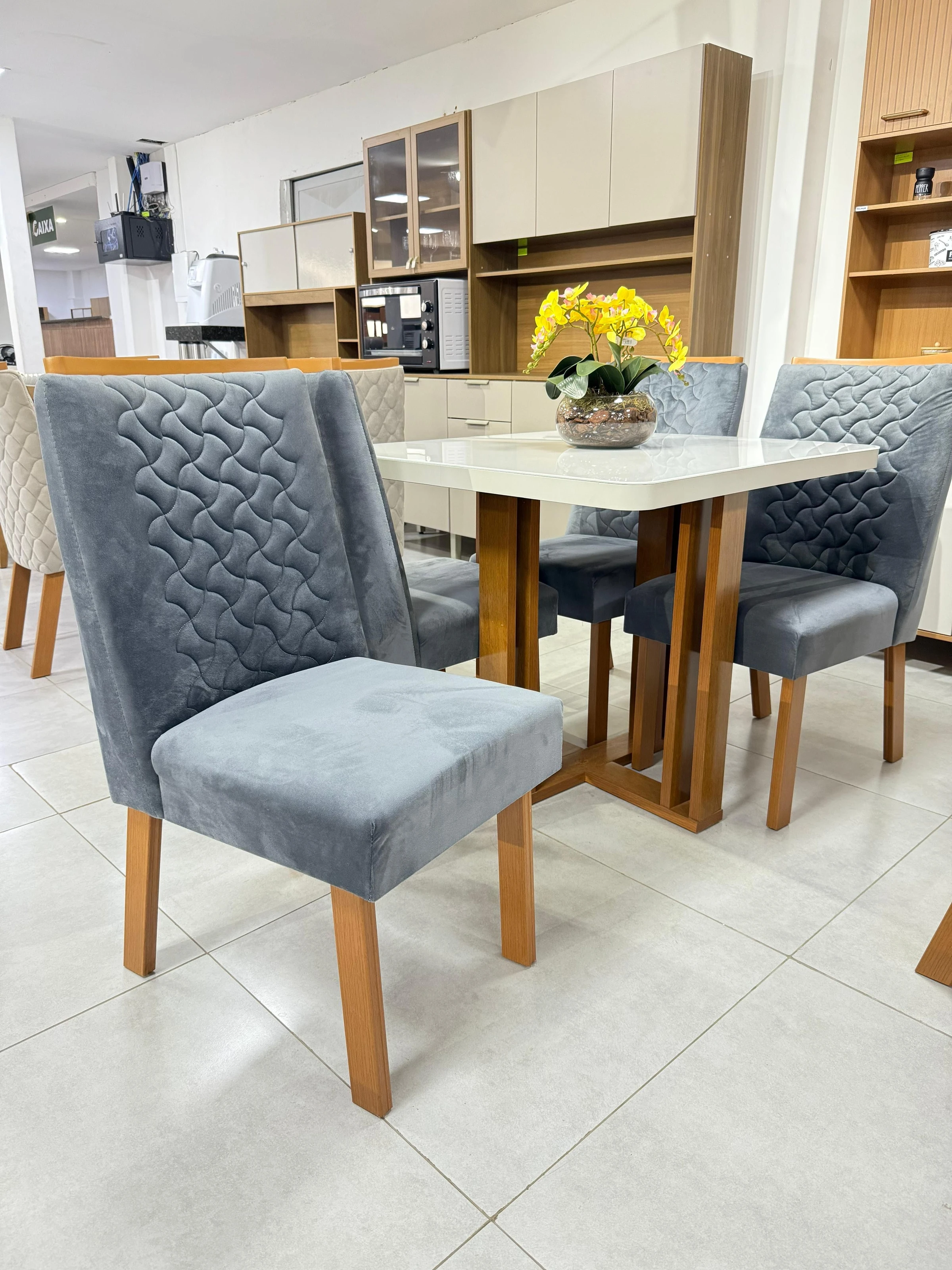 Conjunto de Mesa Sentra com 4 Cadeiras - Bom Pastor - 1