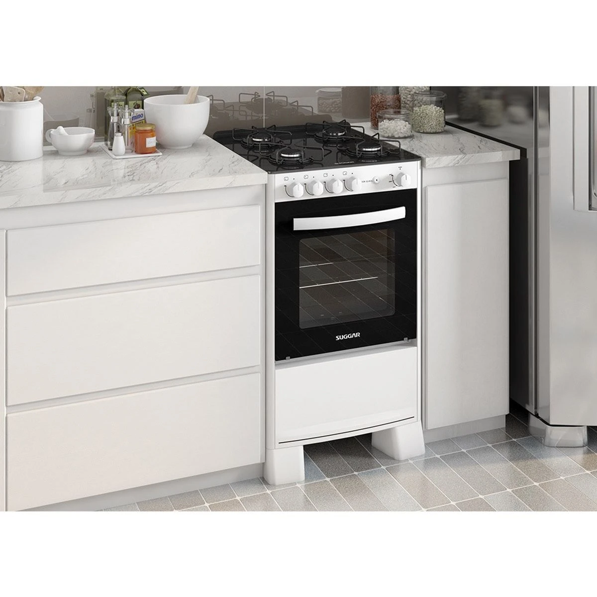 FOGÃO COOK GLASS 4B BIVOLT - SUGGAR - 4