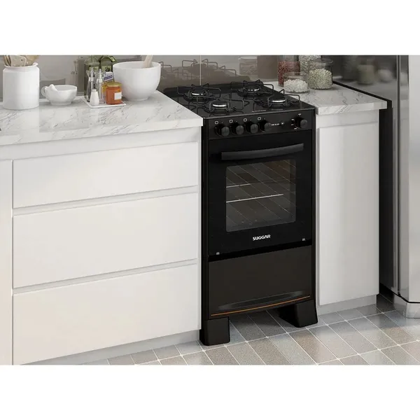 FOGÃO COOK GLASS 4B BIVOLT - SUGGAR