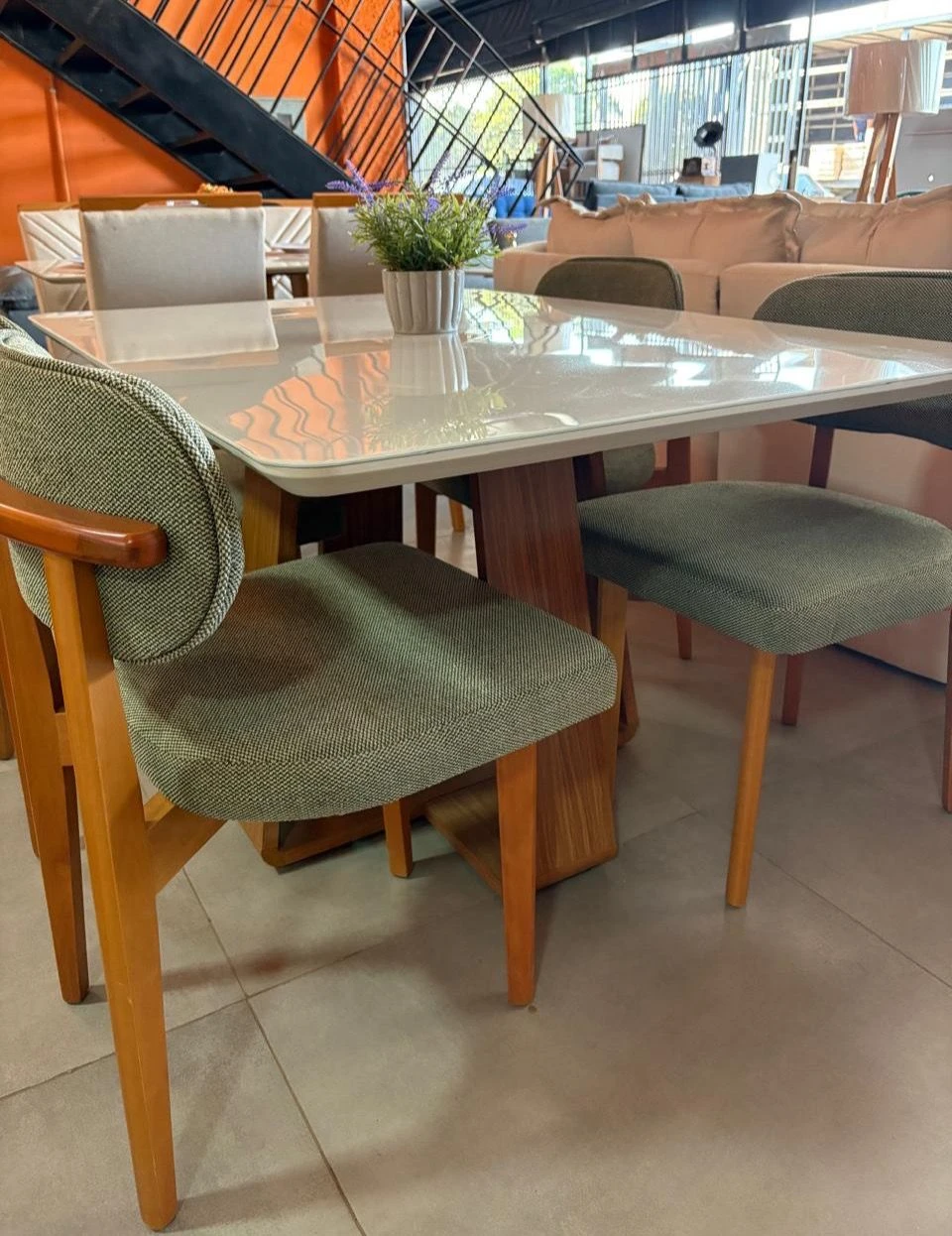 MESA ATLANTA 135 x 90 C/ 4 CADEIRAS SANTORINE - 2