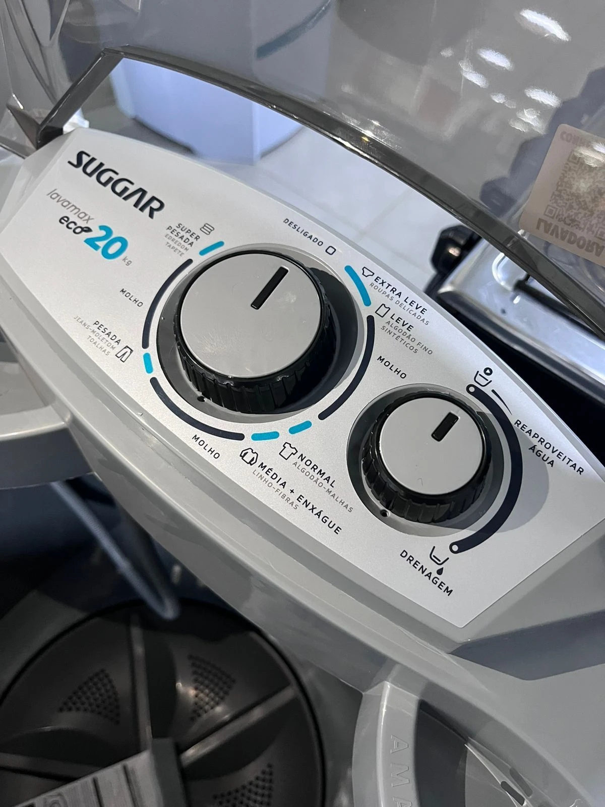 LAVADORA ECO MAX SUGGAR 10 KG E 20KG - 6