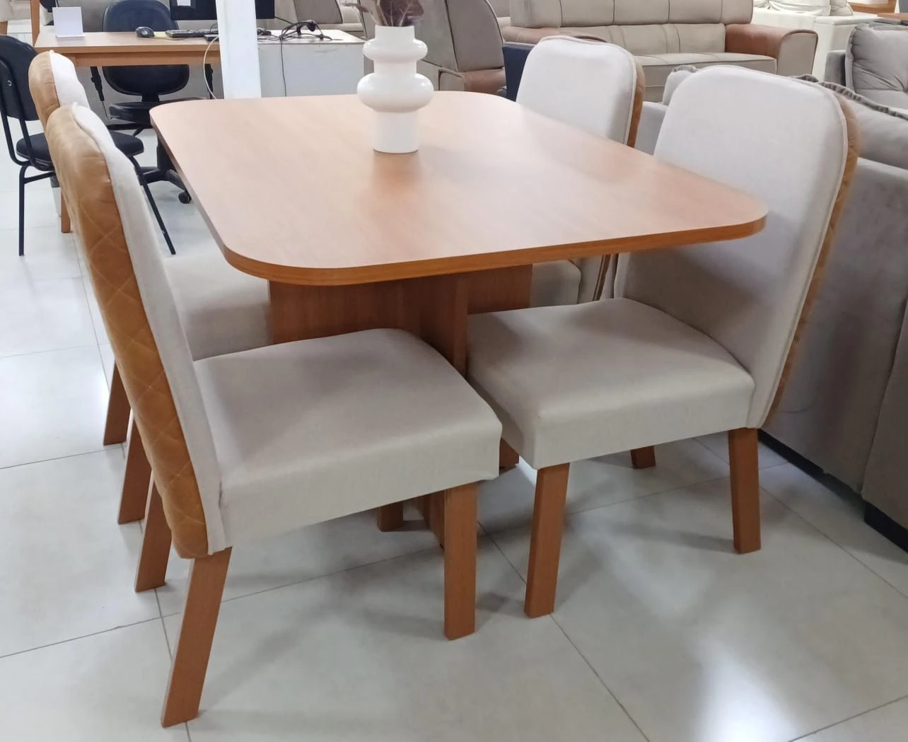 CONJUNTO SALA DE JANTAR BOM PASTOR REAL + 4 CADEIRAS VERSATI - 4