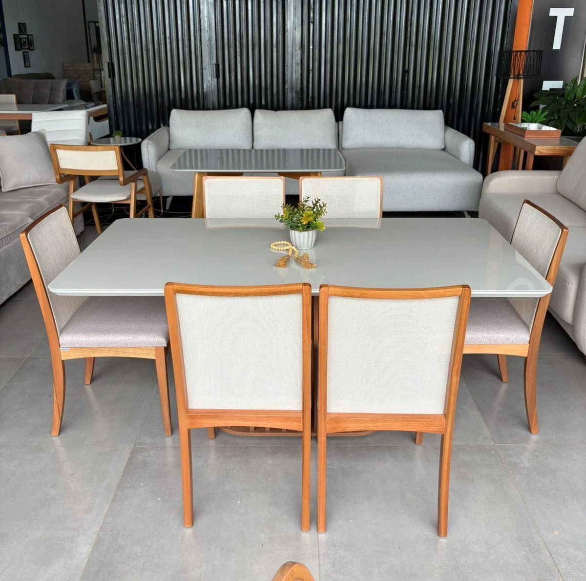 MESA SALVADOR 1,80 X 90 c/ 6 CADEIRAS LARA KAPPESBERG - 3
