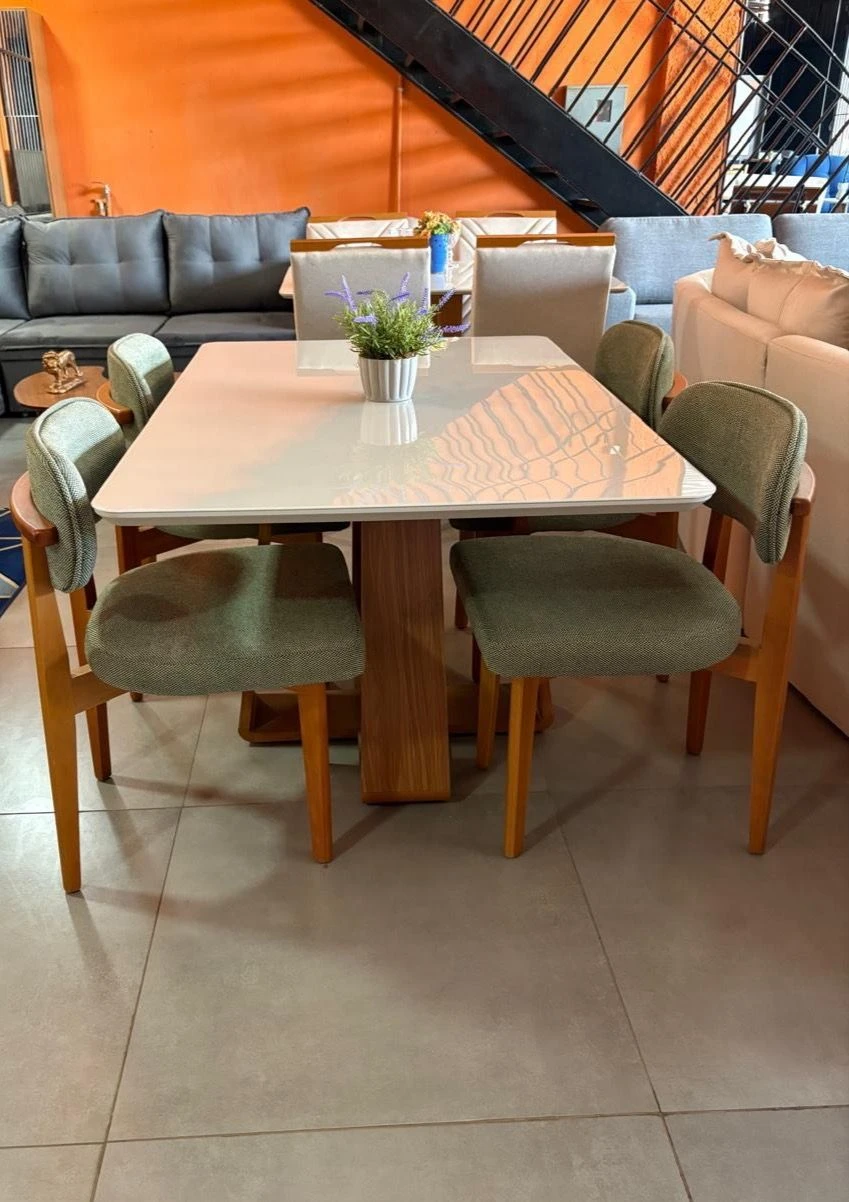 MESA ATLANTA 135 x 90 C/ 4 CADEIRAS SANTORINE - 6