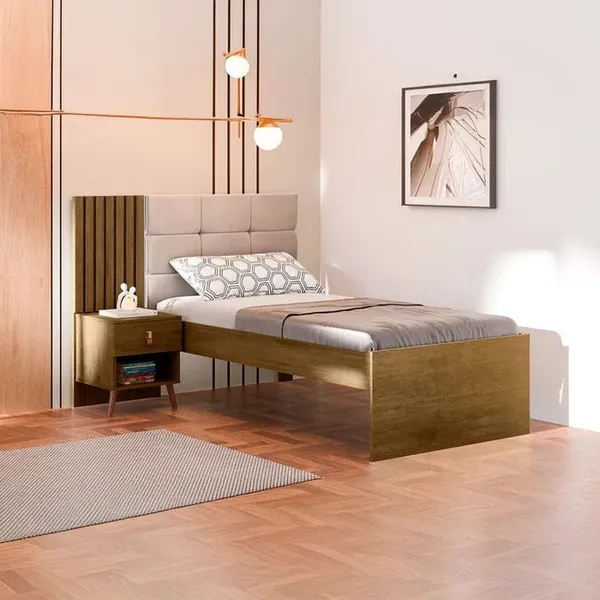 CAMA LADY SOLTEIRO CAPTONÊ