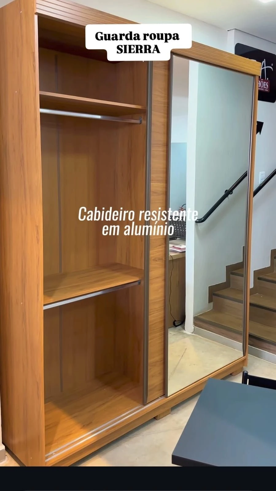 GUARDA ROUPA SIERRA*( ROBEL)  100% MDF - 3