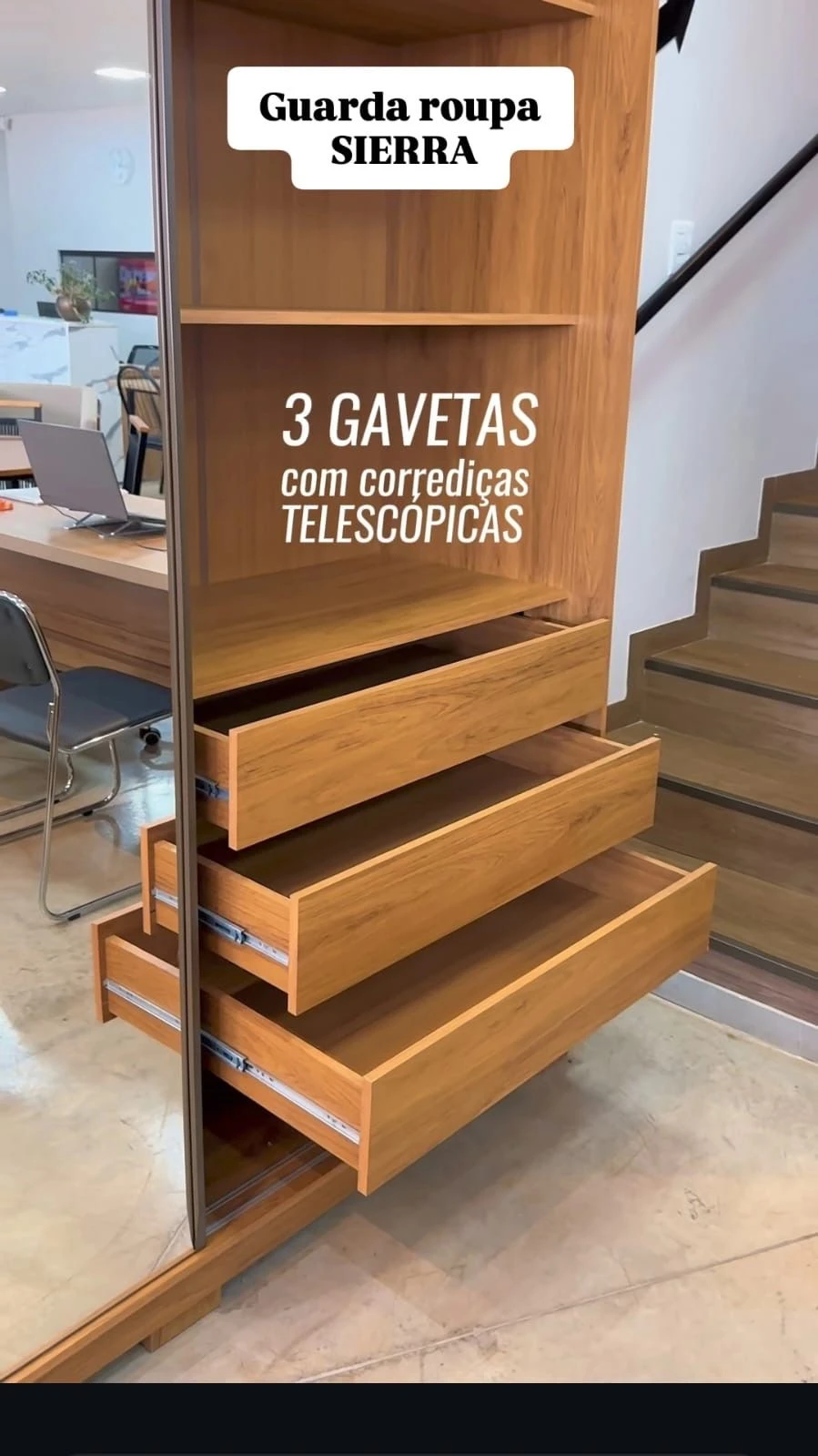 GUARDA ROUPA SIERRA*( ROBEL)  100% MDF - 5