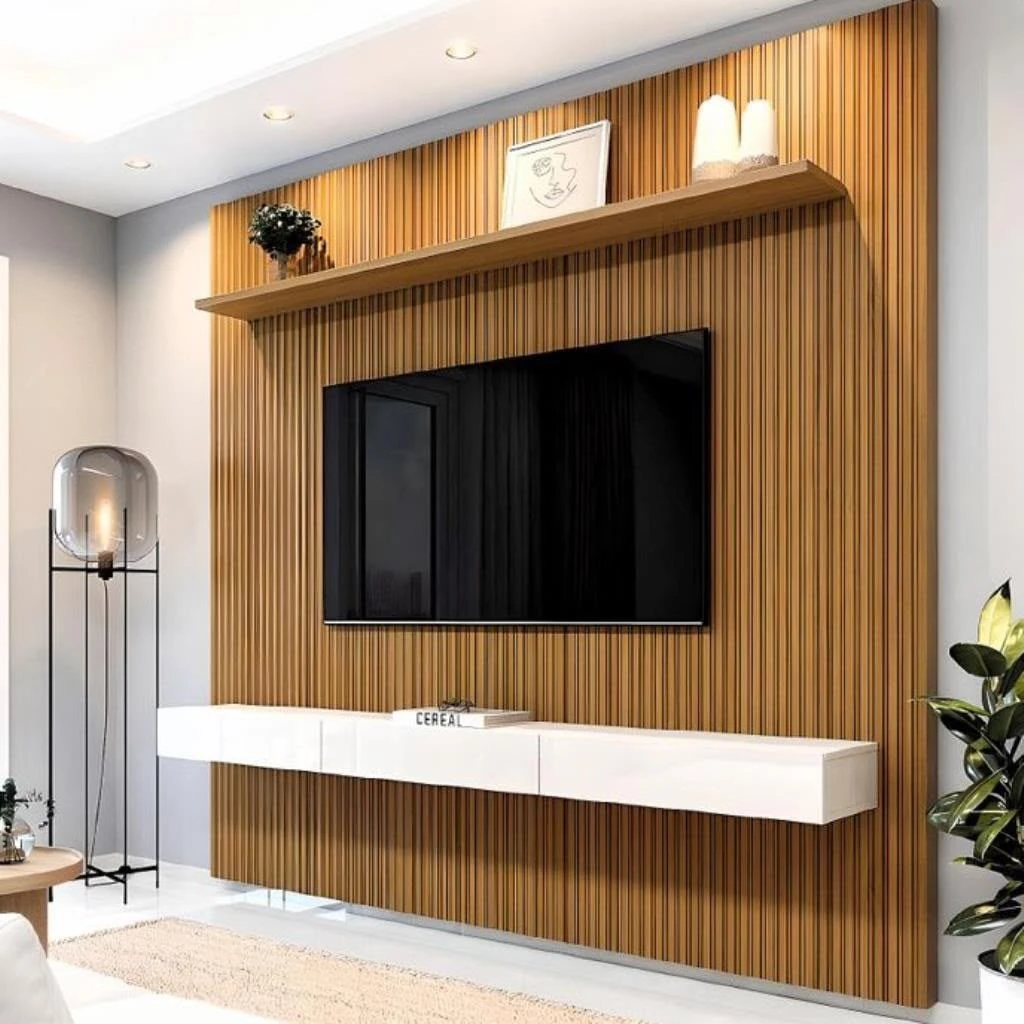 Painel Arbo 2.30 100% Ripado C/ Nicho - 1