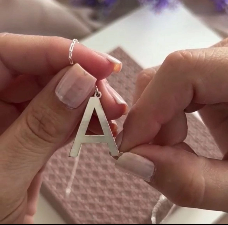 Colar Personalizado Inicial 