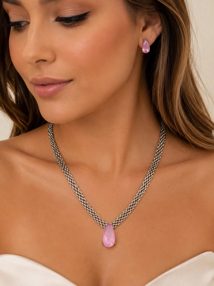 Conjunto Gota Rosa