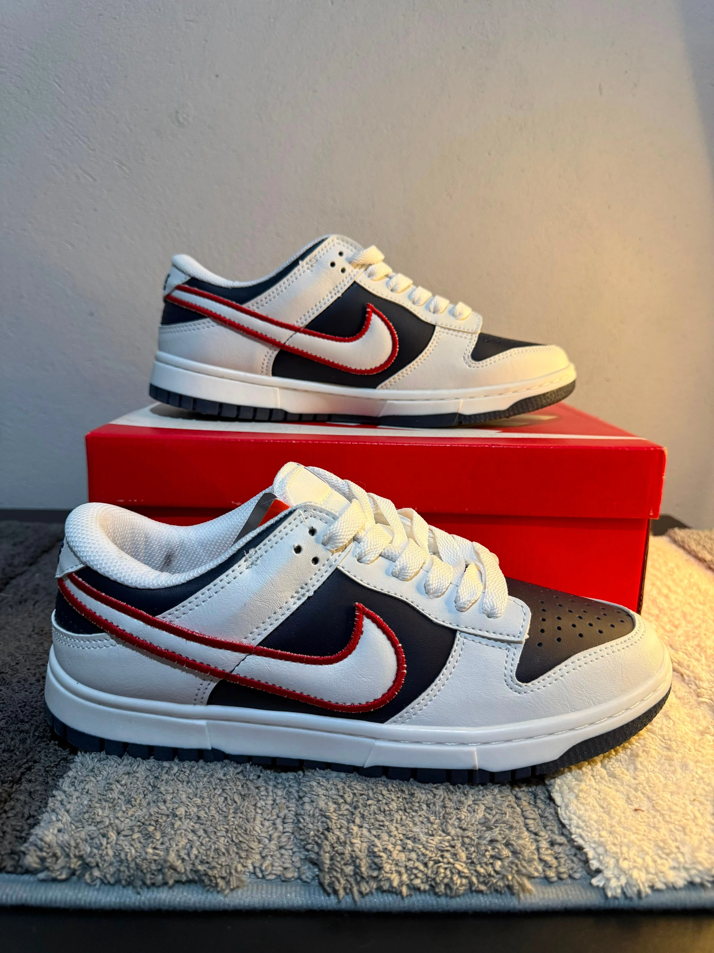 Nike Low Marinho/Vermelho - 2