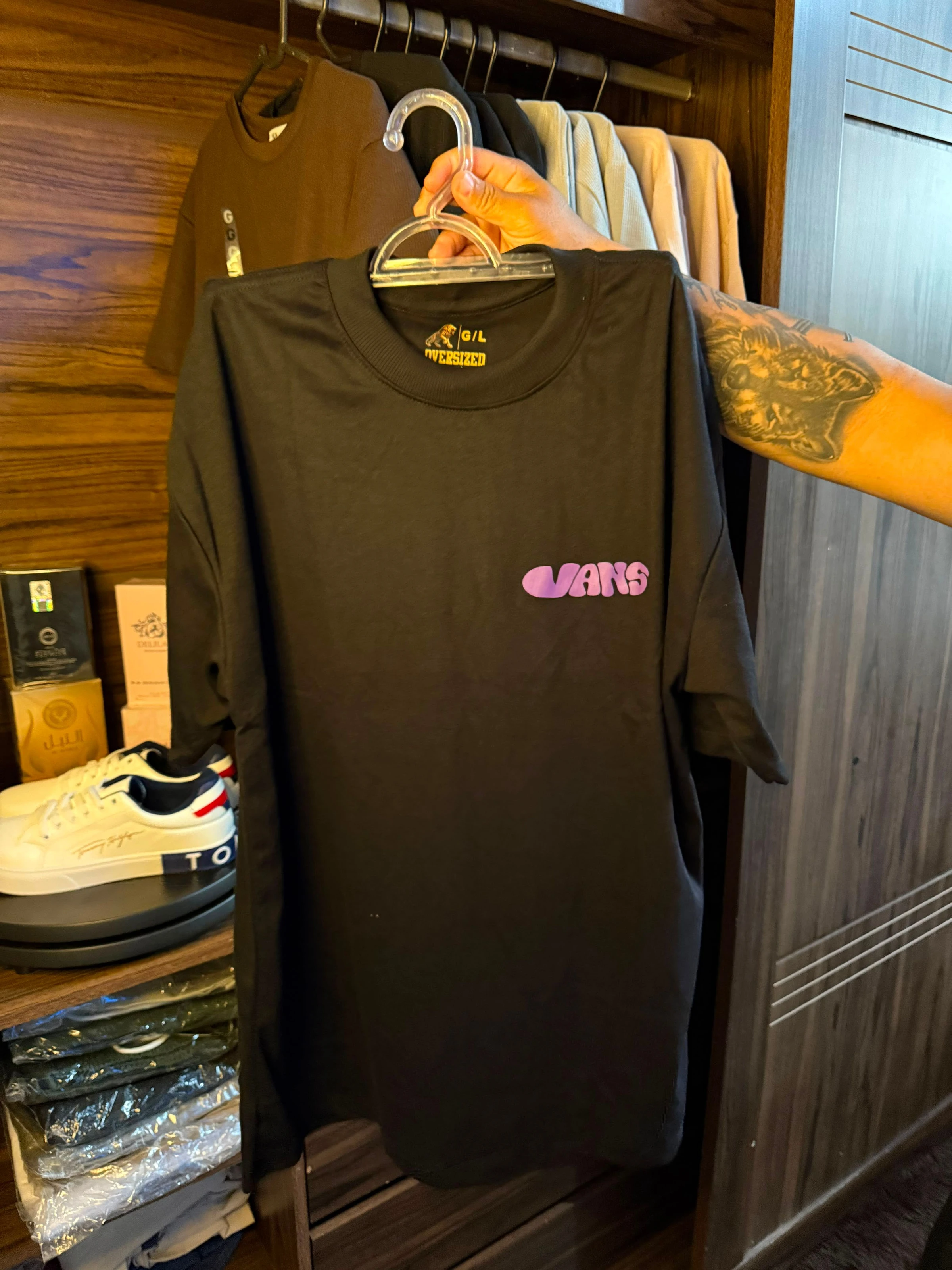 OVERSIZED VANS PRETA - 1