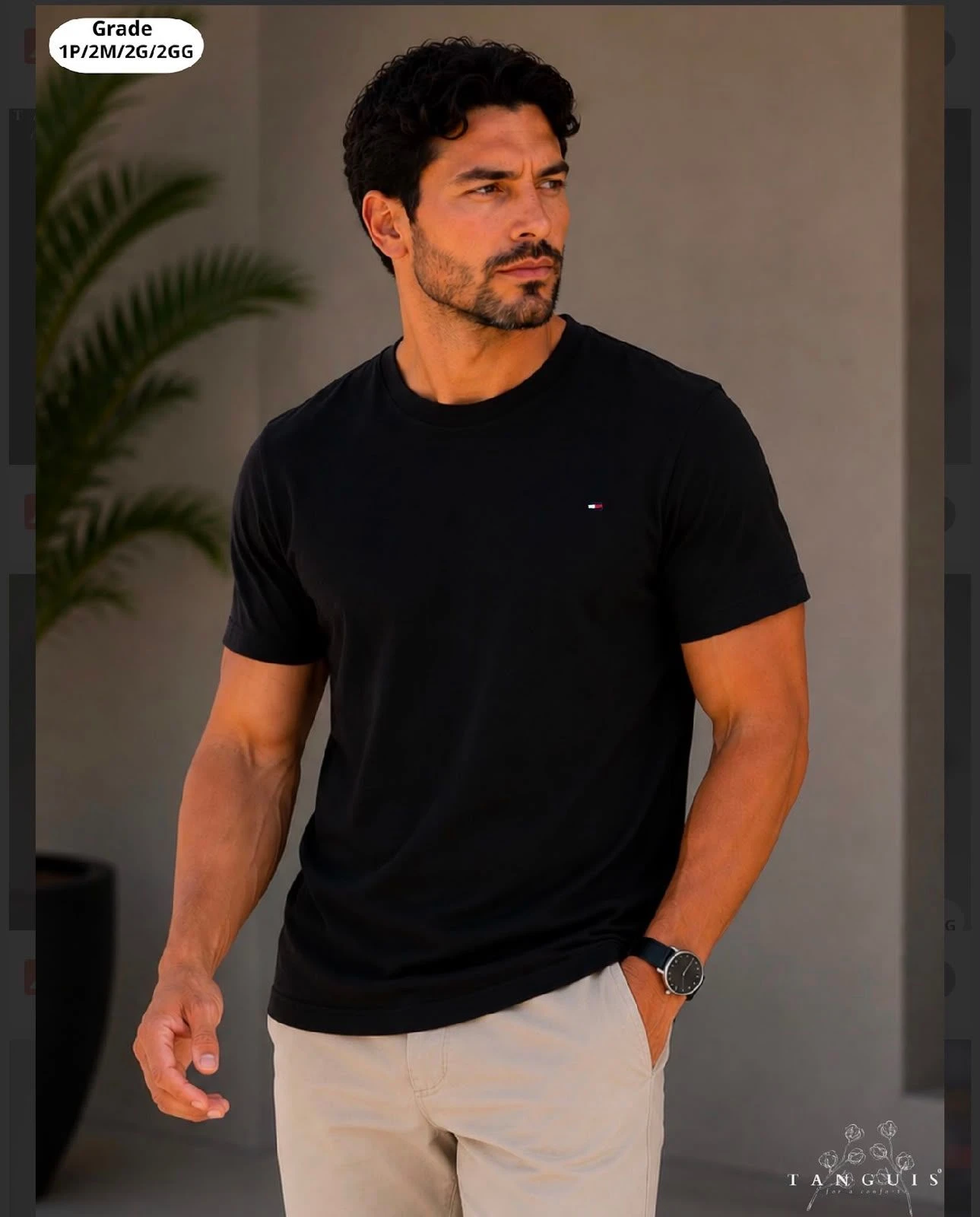 T-shirt Tommy Hilfiger - Pima  - 1