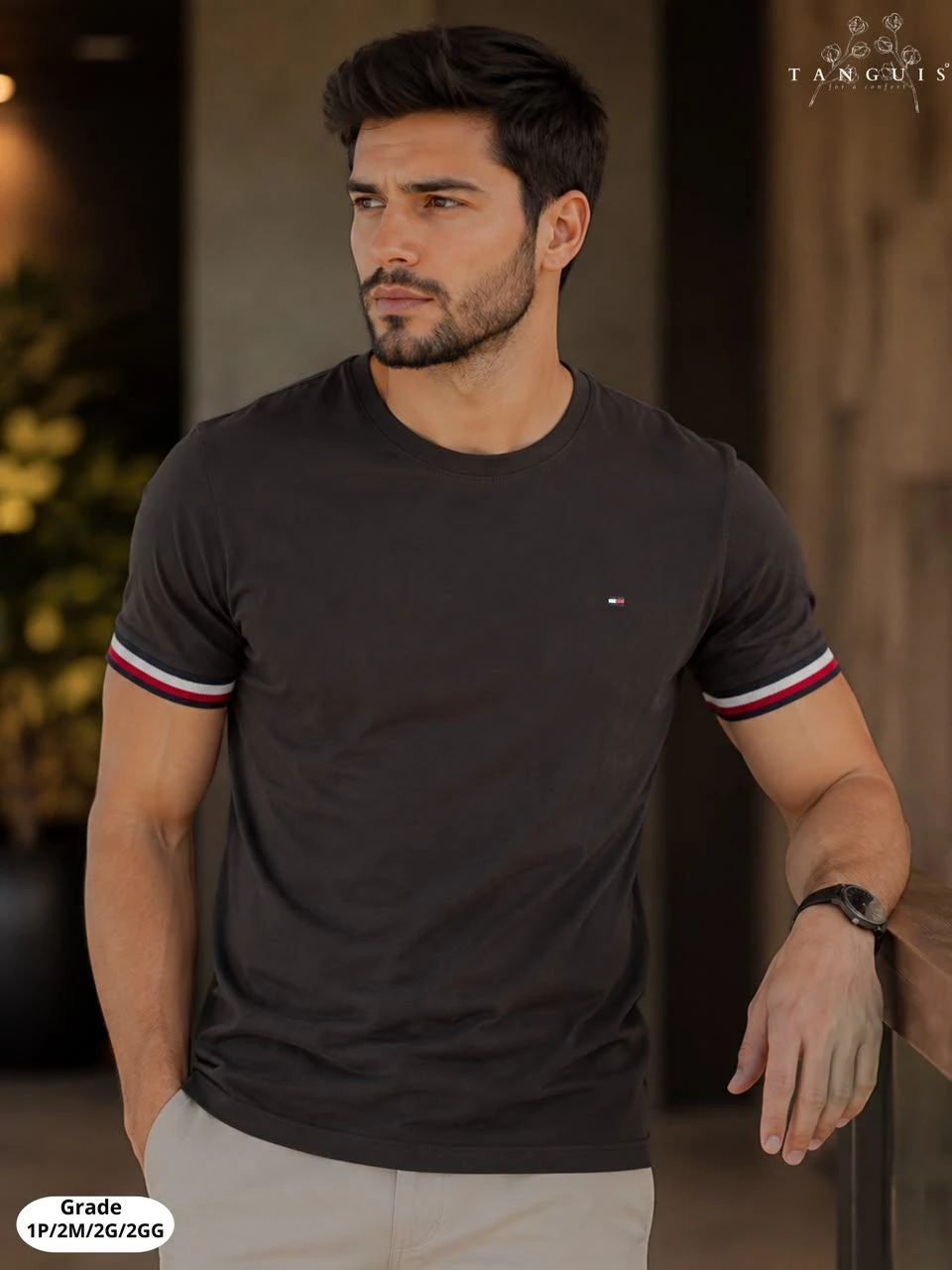 T-shirt Tommy Hilfiger - Pima  - 1