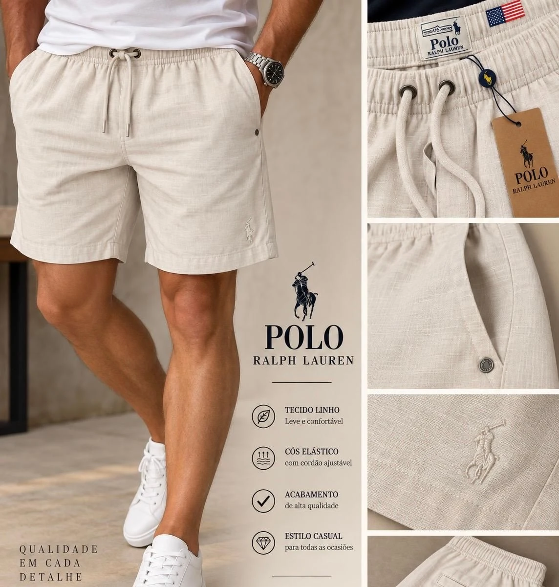 Short Linho Ralph  - 1