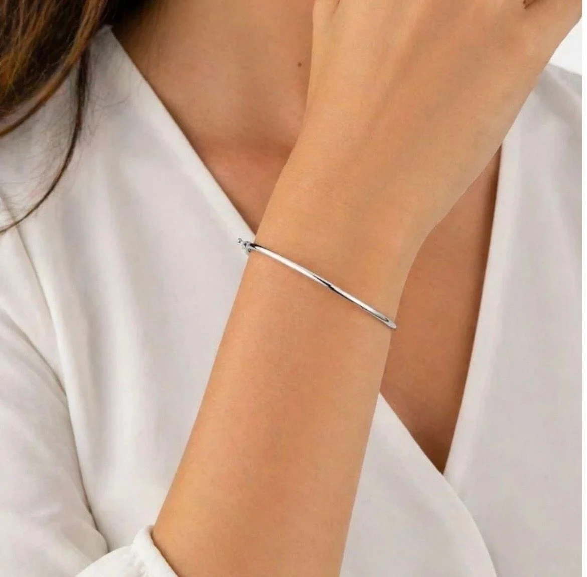 Bracelete 1,80mm prata 925 - 2