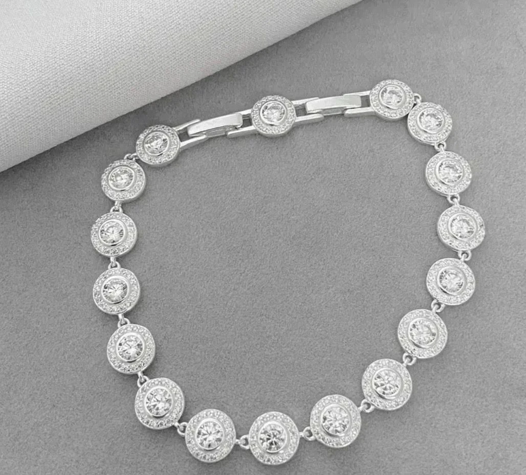 PULSEIRA SWAROVSKI REDONDA 8MM - 1