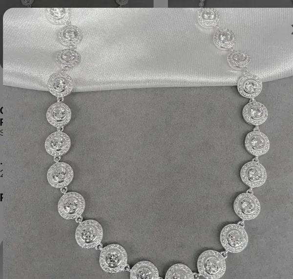 GARGANTILHA SWAROVSKI REDONDO 8MM 42,5CM