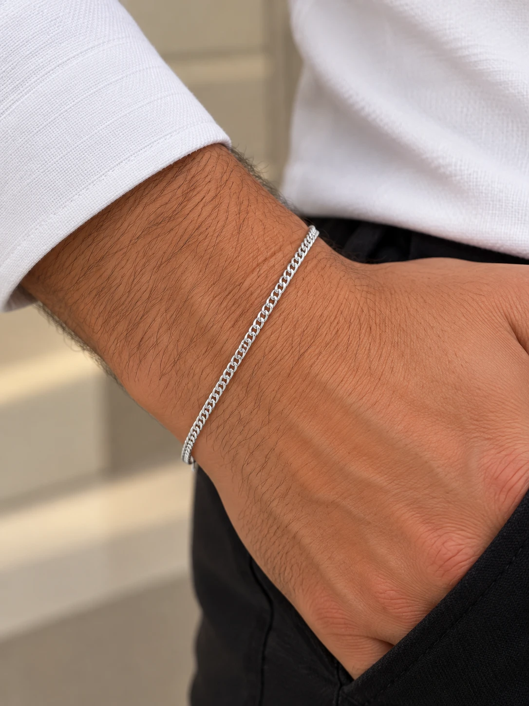 PULSEIRA ELO DUPLO 2MM 21CM - 2