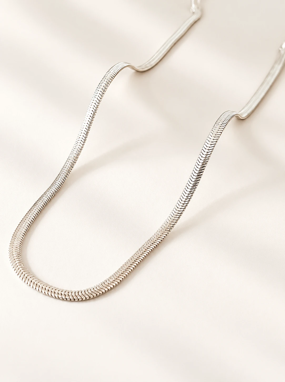 Gargantilha lacraia 40cm em prata 925 - 2