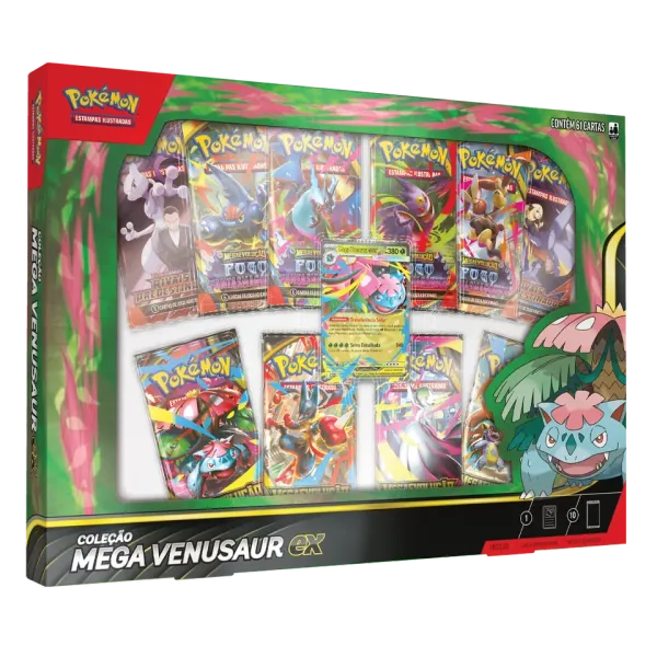 Box Coleção Mega Venusaur ex