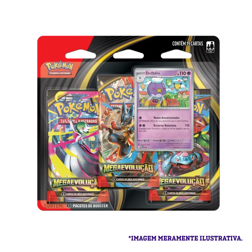 Triple Pack - ME01 Megaevolução  - 2