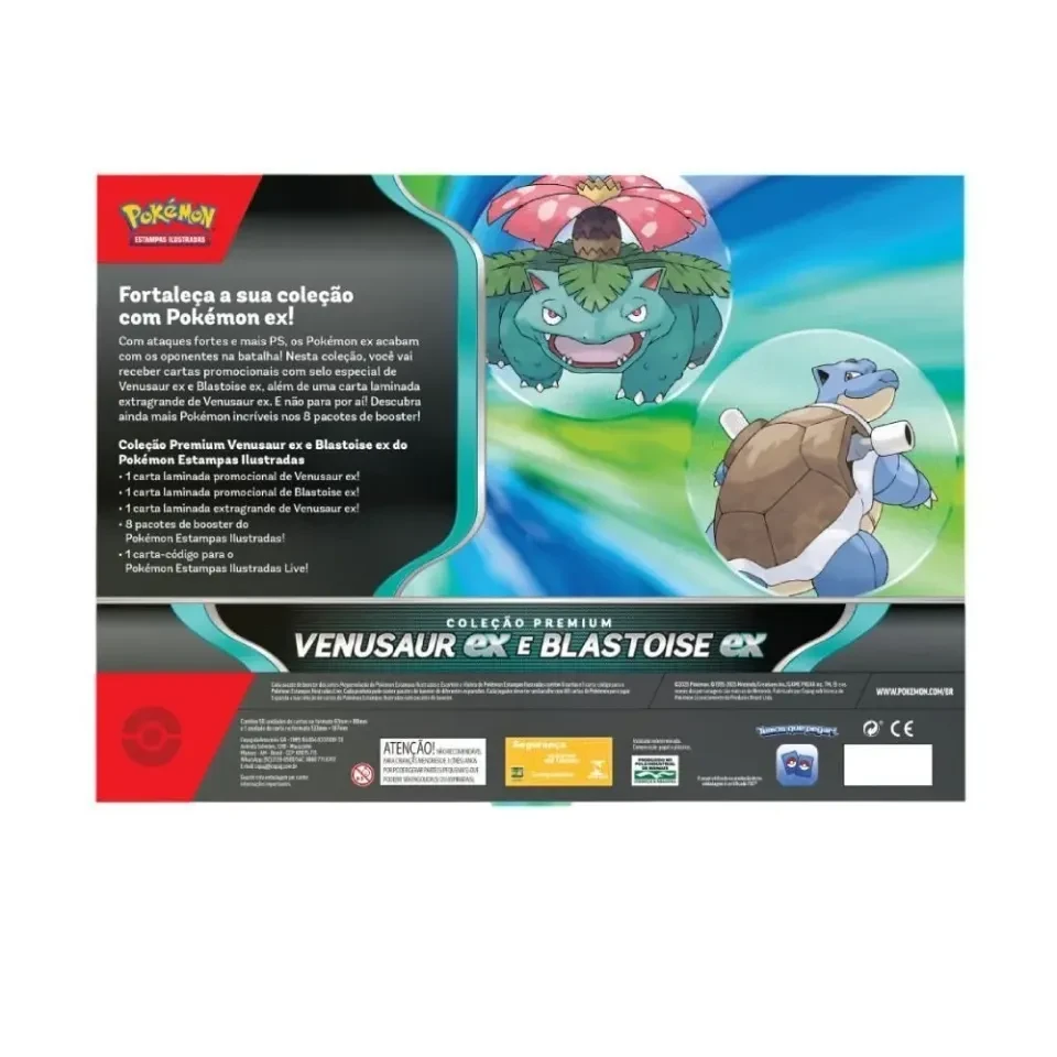 Colecão Premium Venusaur Ex E Blastoise Ex - 2