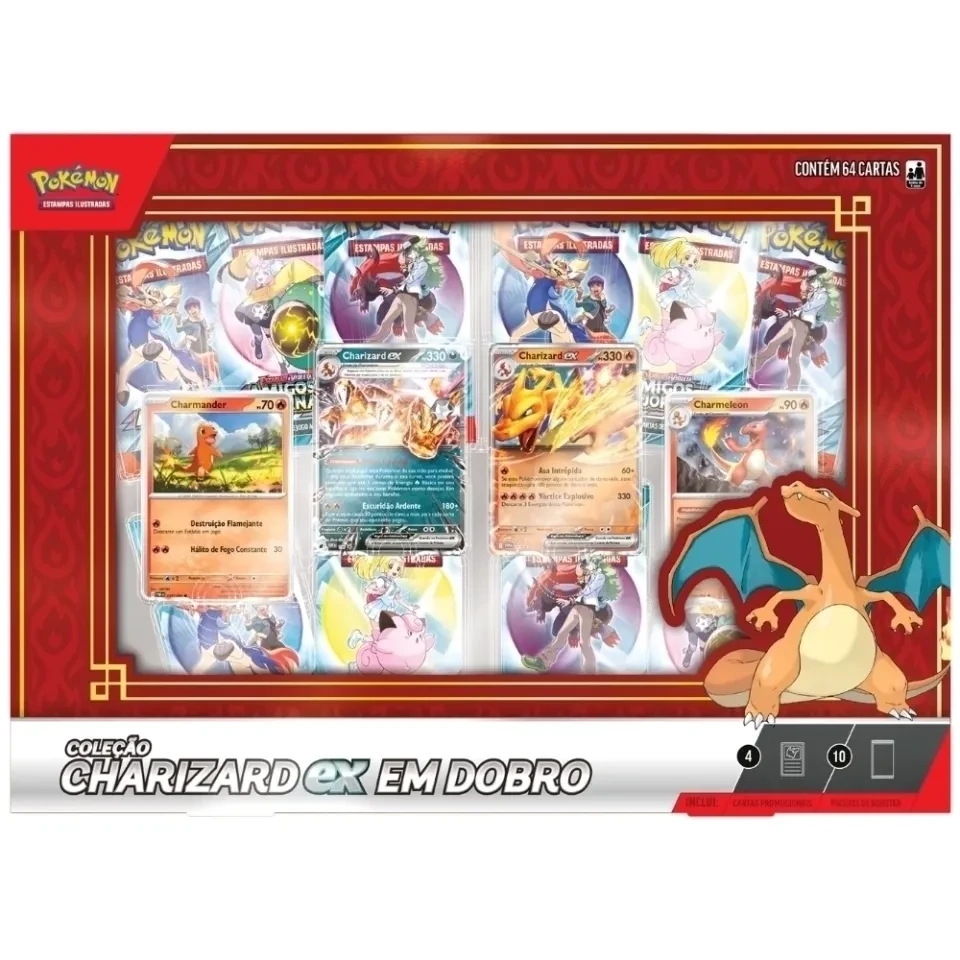 Box Charizard ex em dobro - 1