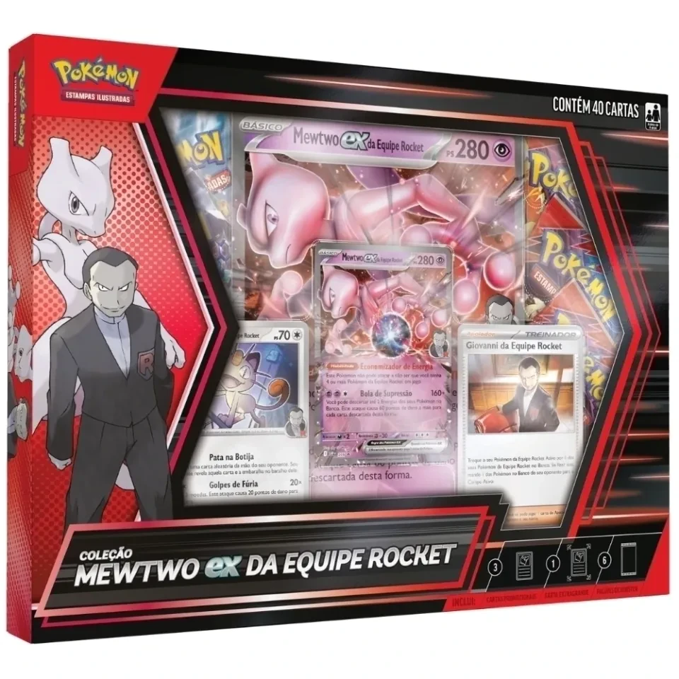 Box Mewtwo ex da Equipe Rocket - 1