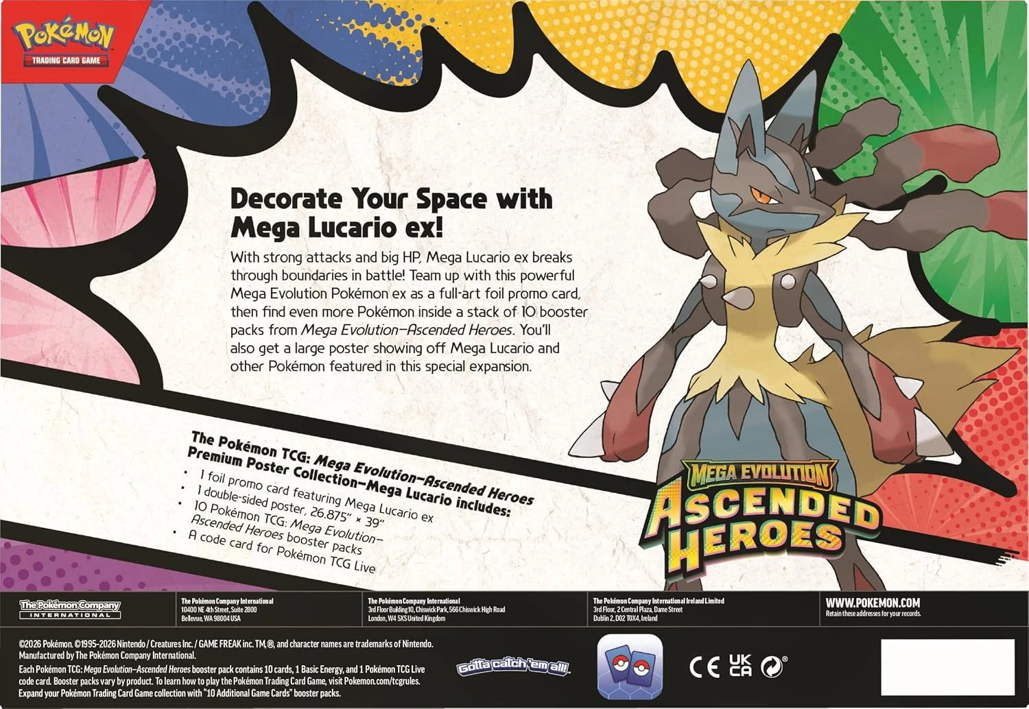 (ING) Box Mega Evolution - Lucario / Gardevoir - Poster - 2