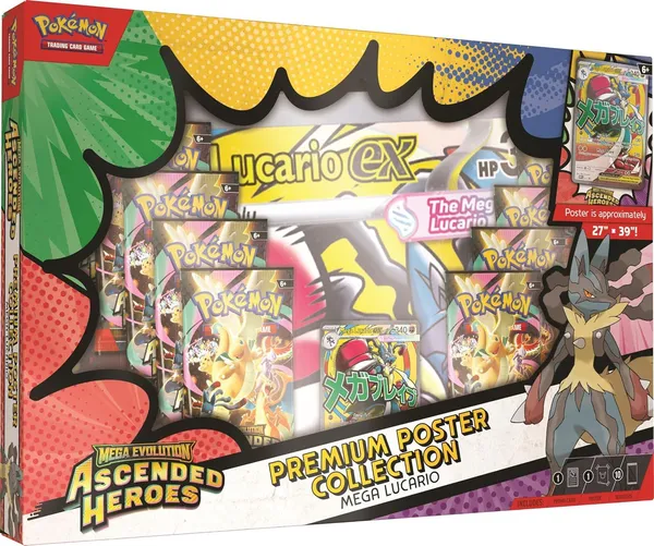 (ING) Box Mega Evolution - Lucario / Gardevoir - Poster