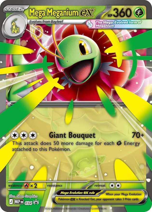 (ING) Box Mega Evolution - Meganium/Emboar/Feraligatr ex - 2
