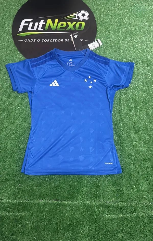 CAMISA DO CRUZEIRO I 26/27 - AZUL- MODELO FEMININO 
