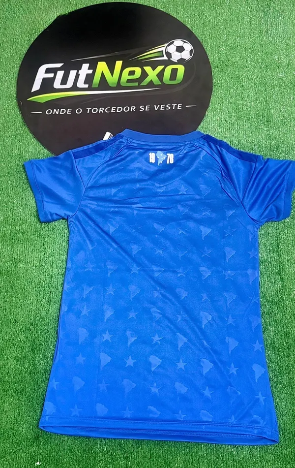 CAMISA DO CRUZEIRO I 26/27 - AZUL- MODELO FEMININO  - imagem 2