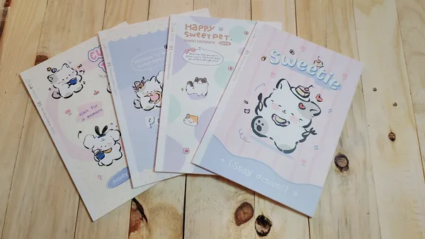 Caderno Brochura Kawaii